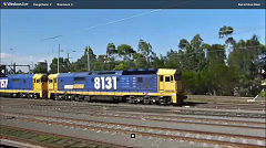 
Clyde yard with loco 8131, Sydney, December 2012