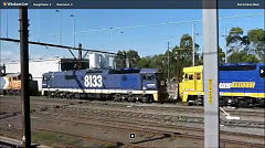 
Clyde yard with loco 8133, Sydney, December 2012