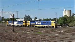 
Clyde yard with locos 8145 and 8109, Sydney, December 2012