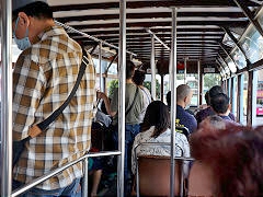 Hong Kong Tramways '90' interior, November 2022