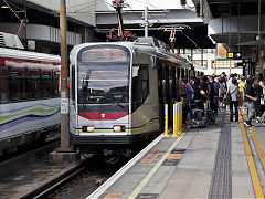 New Territories light rail '1032', Hong Kong, November 2022