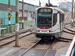 New Territories light rail '1033', Hong Kong, November 2022