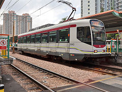 New Territories light rail '1045', Hong Kong, November 2022
