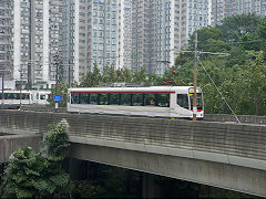 
New Territories light rail '1060', Hong Kong, December 2012