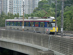 
New Territories light rail '1071', Hong Kong, December 2012