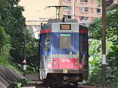 New Territories light rail '1078', Hong Kong, November 2022
