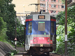 
New Territories light rail '1078', Hong Kong, November 2022