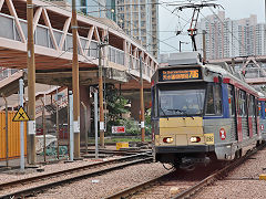 New Territories light rail '1086', Hong Kong, November 2022
