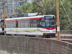 
New Territories light rail '1138', Hong Kong, November 2022