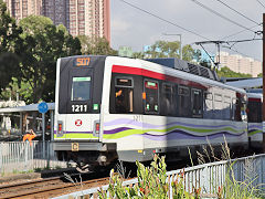 
New Territories light rail '1211', Hong Kong, November 2022