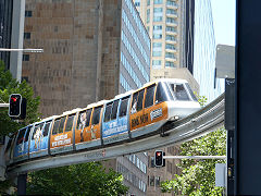 
Monorail system, car No 6, Sydney, December 2012