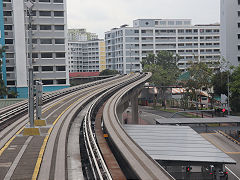 
Bukit Panjang LRT system. Singapore, March 2023