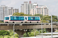 
Bukit Panjang LRT '110' ,and '117'. Singapore, January 2017