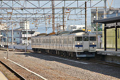 
A '415' unit, 411-209, Beppu, Kyushu, September 2017