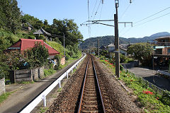 Along the line on the Hisatsu Orange Railway, September 2017