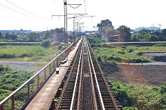 
Along the line on the Hisatsu Orange Railway, September 2017