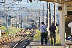 
SL Hitoyoshi '58654' storms past Ogawa near Kumamoto, September 2017