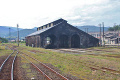 
Hitoyoshi loco shed, October 2017