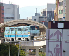 
The monorail at Kokura, Kitakyushu, September 2017