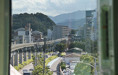 
Along the monorail to Kikugaoka, Kitakyushu, October 2017