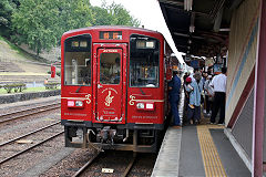 Kumagawa Railway unit 'KT502 Autumn', October 2017