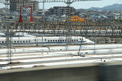 Shinkansen depot at Kumamoto, September 2017