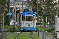 
Tram '1210' at Kumamoto, October 2017