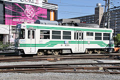 Tram '8201' at Kumamoto, October 2017