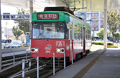 Tram '8503' at Kumamoto, October 2017