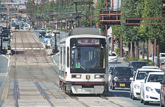 Tram '9201' at Kumamoto, October 2017