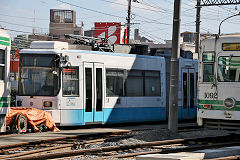 
Tram '9701' at Kumamoto, October 2017