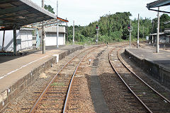 
Tabirahiradoguchi Station, the most Westerly in Japan, Matsuura Railway, October 2017