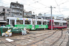 
Nagasaki trams '1701' and '1801', October 2017